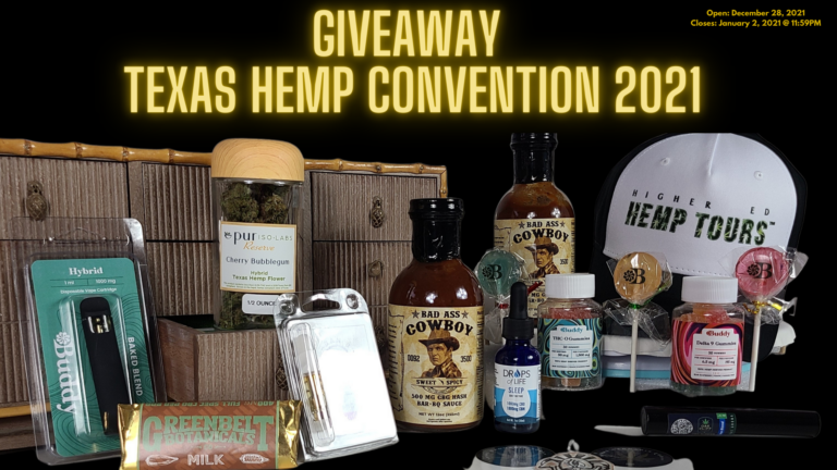 Texas Hemp Convention Giveaway 2021